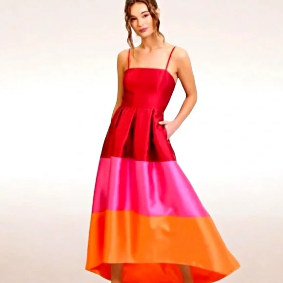 knee length dresses for ladies Hutch Bardot L/S Maxi Dress
